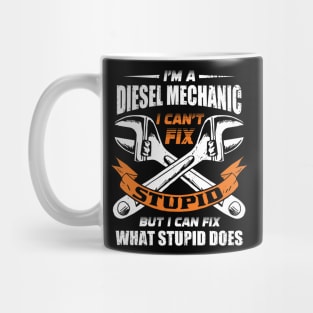 Funny Diesel Mechanic Gift Mug